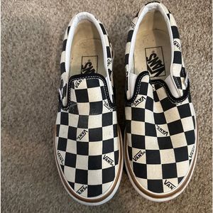 Platform vans size 6.5 super cute